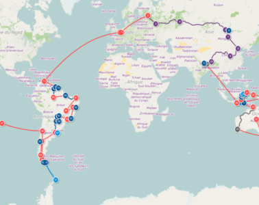 Notre itinéraire de Tour du Monde